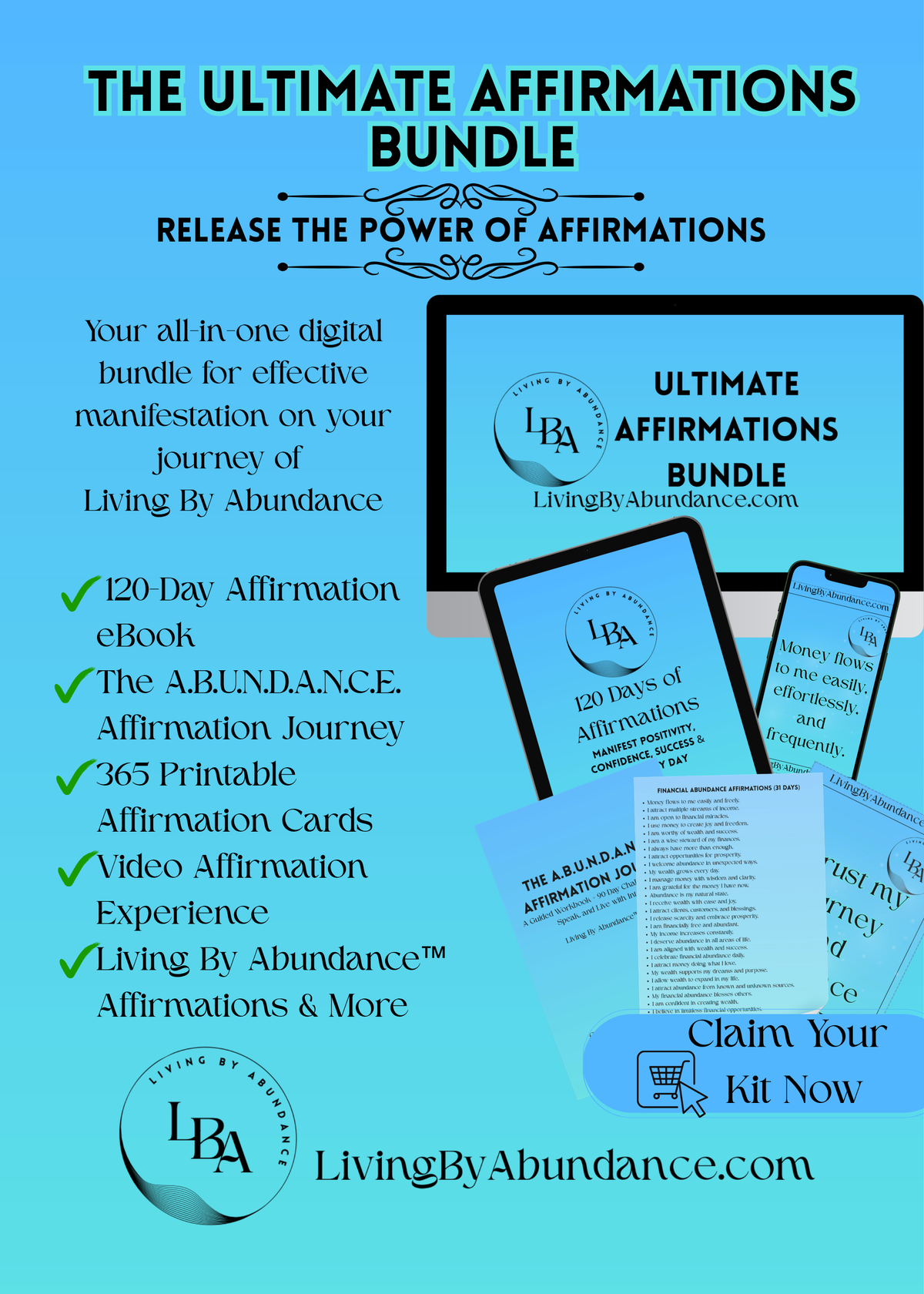 Living By Abundance™ Ultimate Affirmations Bundle