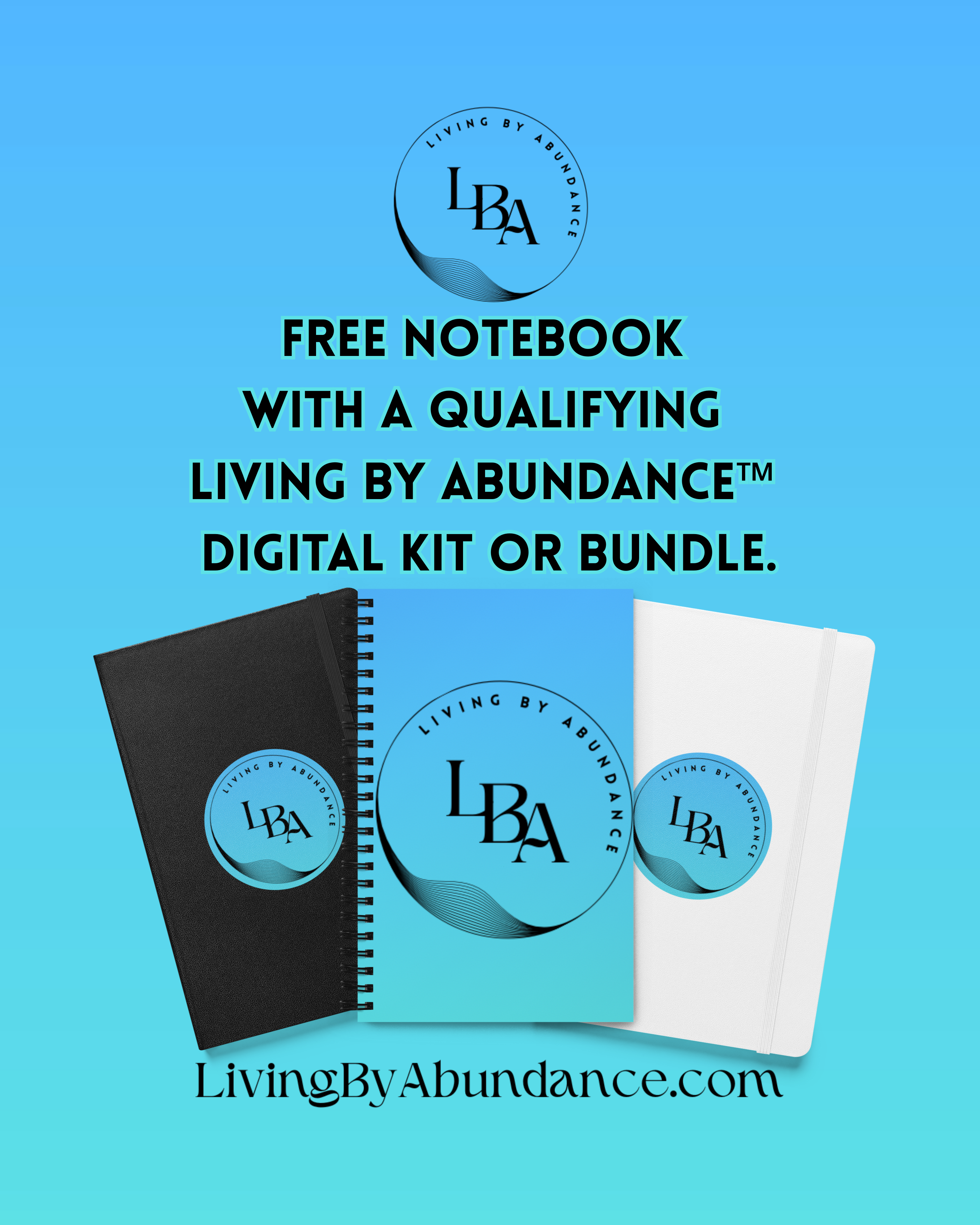 FREE Notebook with Any Qualifying Digital Bundle or Kit – Living By ...